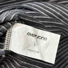画像をギャラリービューアに読み込む, everyone エブリワン 23SS border short sleeve tee shirts ボーダー柄半袖Tシャツ EV23-CS08 L グレー 15062
