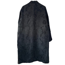 Lade das Bild in den Galerie-Viewer, S'YTE by yohji yamamoto サイト ヨウジヤマモト COTTON BOTANICAL SHEER JACQUARD ONE-BUTTON LONG COAT ボタニカルコート 2 ブラック 15832
