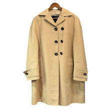 画像をギャラリービューアに読み込む, MARNI マルニ ボタンデザインダブルブレストコート 42 ベージュ 15243
