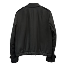 画像をギャラリービューアに読み込む, DRIES VAN NOTEN ドリスヴァンノッテン 24AW VERONA ウールメルトンブルゾン M ブラック 15133
