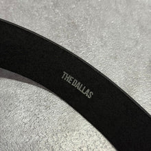 将图片加载到图库查看器，THE DALLAS ザダラス W buckle belt ダブルバックルウエスタンベルト ブラック 14475
