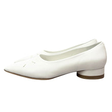 이미지를 갤러리 뷰어에 로드 , Maison Margiela メゾンマルジェラ 20SS ポインテッドトゥバレリーナパンプス S58WR0037 36 ホワイト 14921
