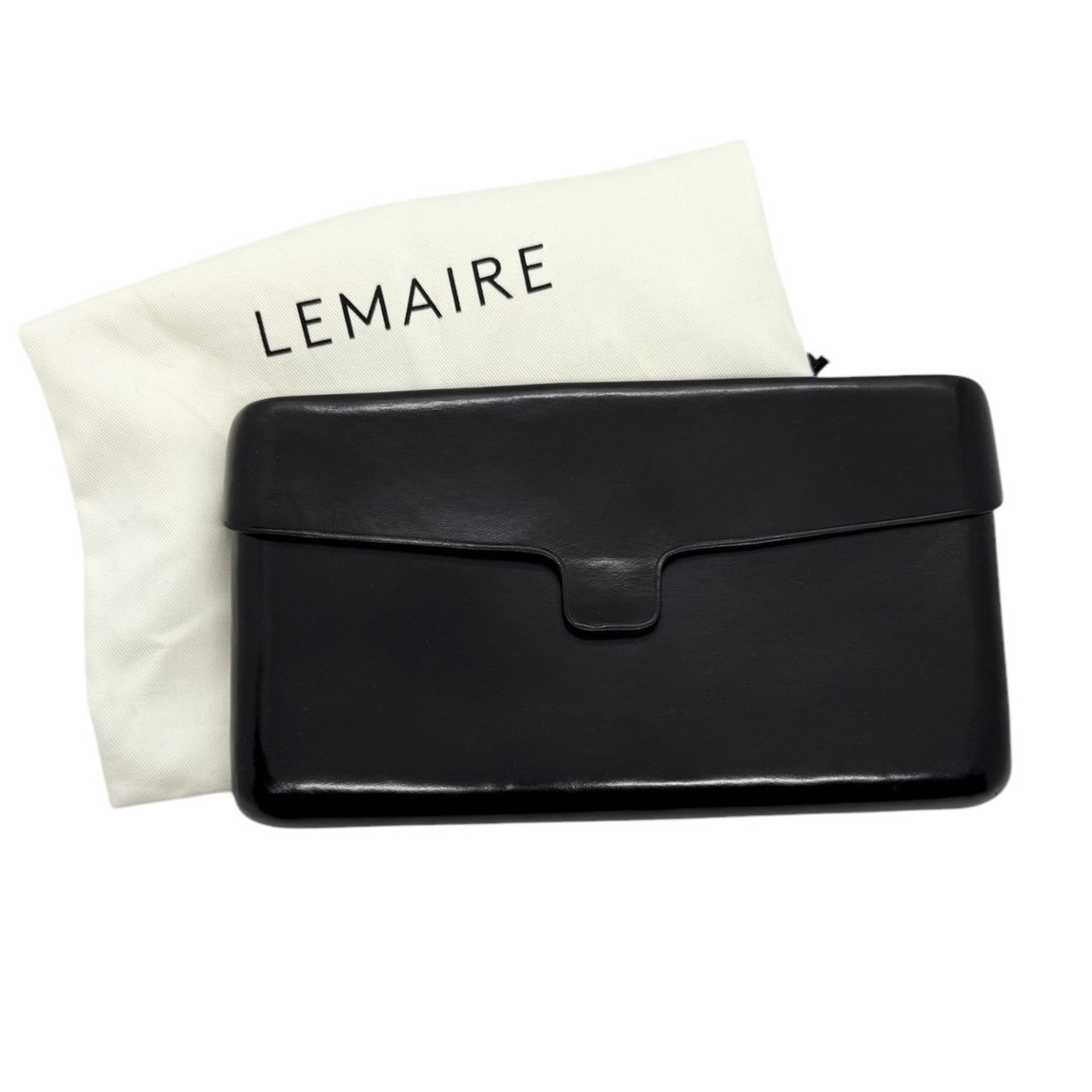LEMAIRE ルメール Cartridge Leather Box Clutch レザークラッチバッグ 