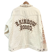 画像をギャラリービューアに読み込む, Levi&#39;s リーバイス PRIDE COLLECTION RAINBOW RODEO ウエスタントラッカージャケット L アイボリー 14893
