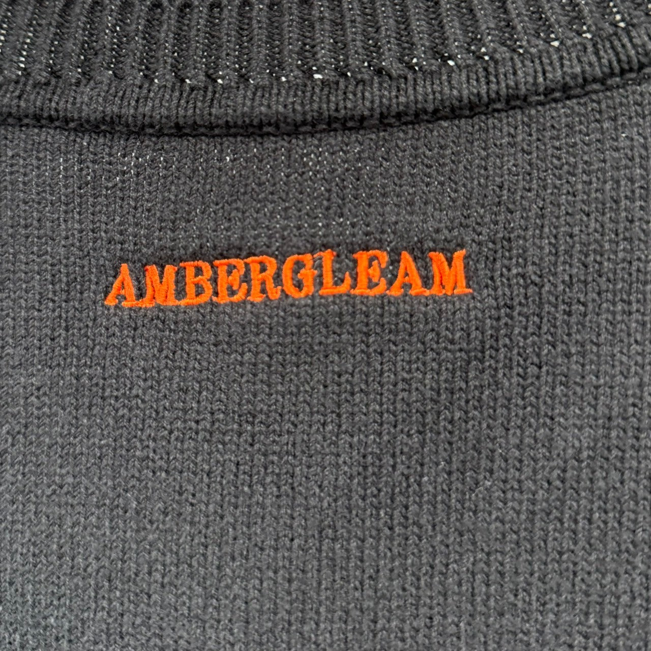 画像をギャラリービューアに読み込む, AMBERGLEAM アンバーグリーム 24SS Medium Cotton T-shirt ミディアムコットンニットTシャツ XL ブラック 14755