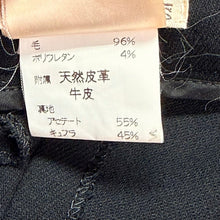 Load image into Gallery viewer, HERMES エルメス ポケットデザインスラックスパンツ 40 ブラック 15752
