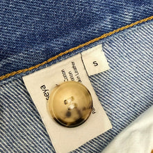 Load image into Gallery viewer, Cristaseya クリスタセヤ BLEACHED DENIM PLEATED TROUSERS デニムパンツ S ブルー 15355
