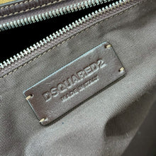 Load image into Gallery viewer, Dsquared2 ディースクエアード Bob Duffle Bag スウェードレザーボストンバッグ ダッフルバッグ ブラウン 14739
