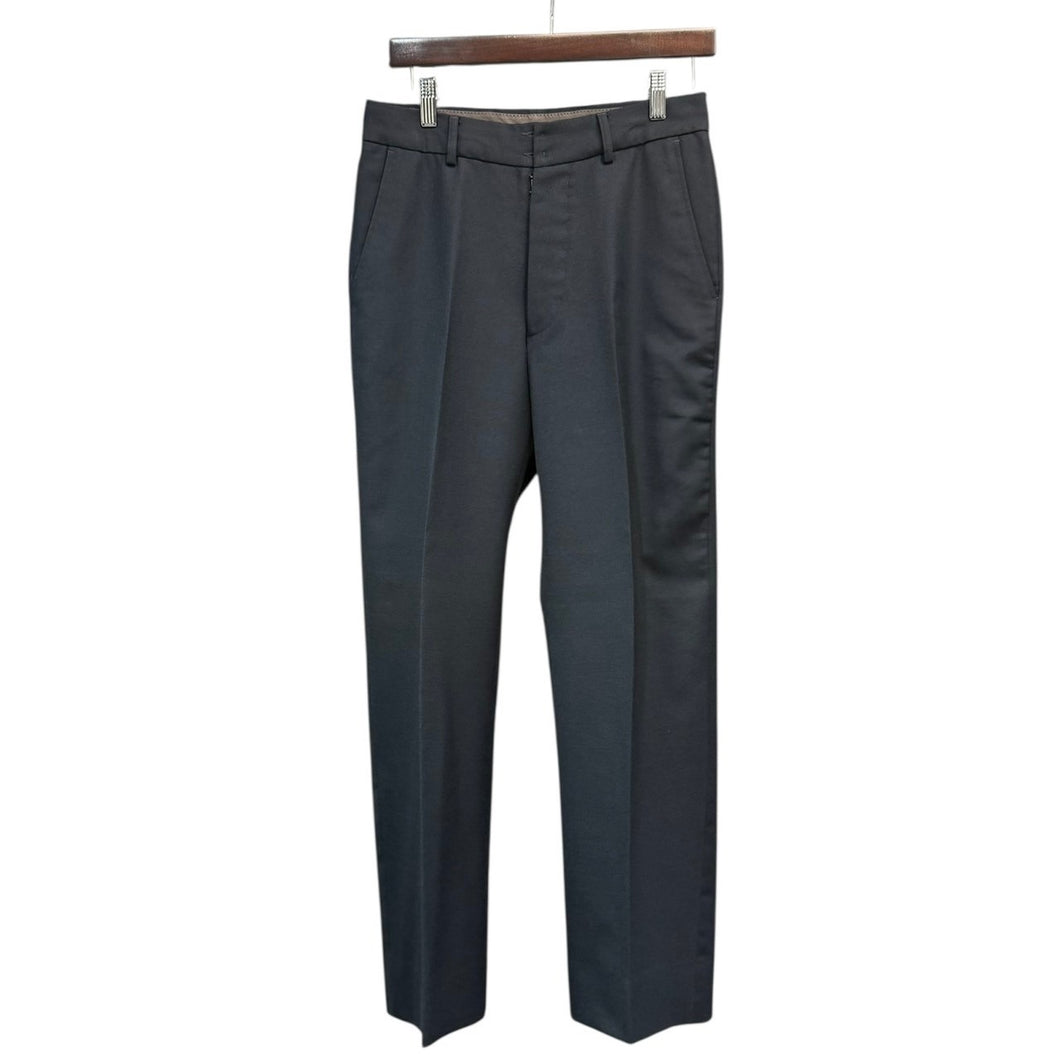 Maison Martin Margiela メゾンマルタンマルジェラ 00AW ポリエステルウールアナトミックパンツ 44 ネイビー 14619