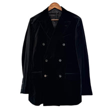 Lade das Bild in den Galerie-Viewer, CARUSO×KAPTAIN SUNSHINE×L'ECHOPPE カルーゾ キャプテンサンシャイン レショップ 22AW Velour JKT ベロアジャケット 46 ブラック 15419
