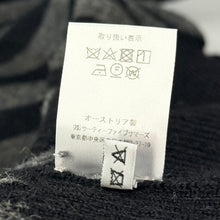 画像をギャラリービューアに読み込む, FANNI LEMMERMAYER for ANATOMICA ファニレママイヤー アナトミカ 2PLY STRIPE CARDIGAN アルパカストライプカーディガン ブラック×グレー 15650
