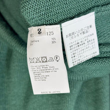 Load image into Gallery viewer, MAATEE&amp;SONS マーティーアンドサンズ 23AW BOAT P/O SWEATER カシミヤシルクボートネックニットカットソー MT3303-0125 2 グリーン 15493
