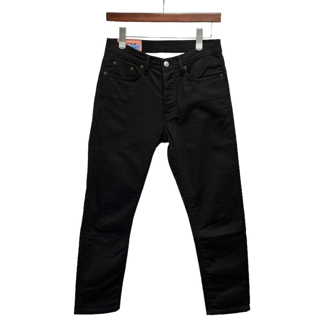 Bla Konst by Acne Studios ブロコンスト アクネストゥディオズ River Stay Black ストレッチクロップドデニムパンツ 30O176-148 28 ブラック 3525