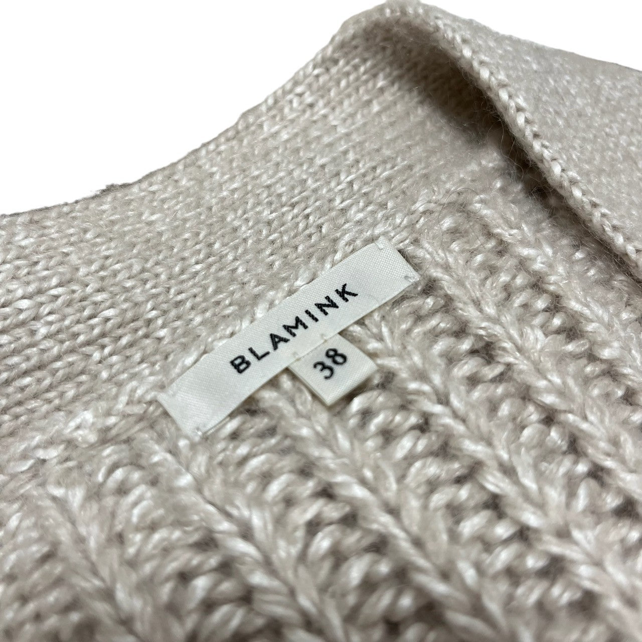 BLAMINK ブラミンク シルクモヘヤウールニットカーディガン 7915-106  