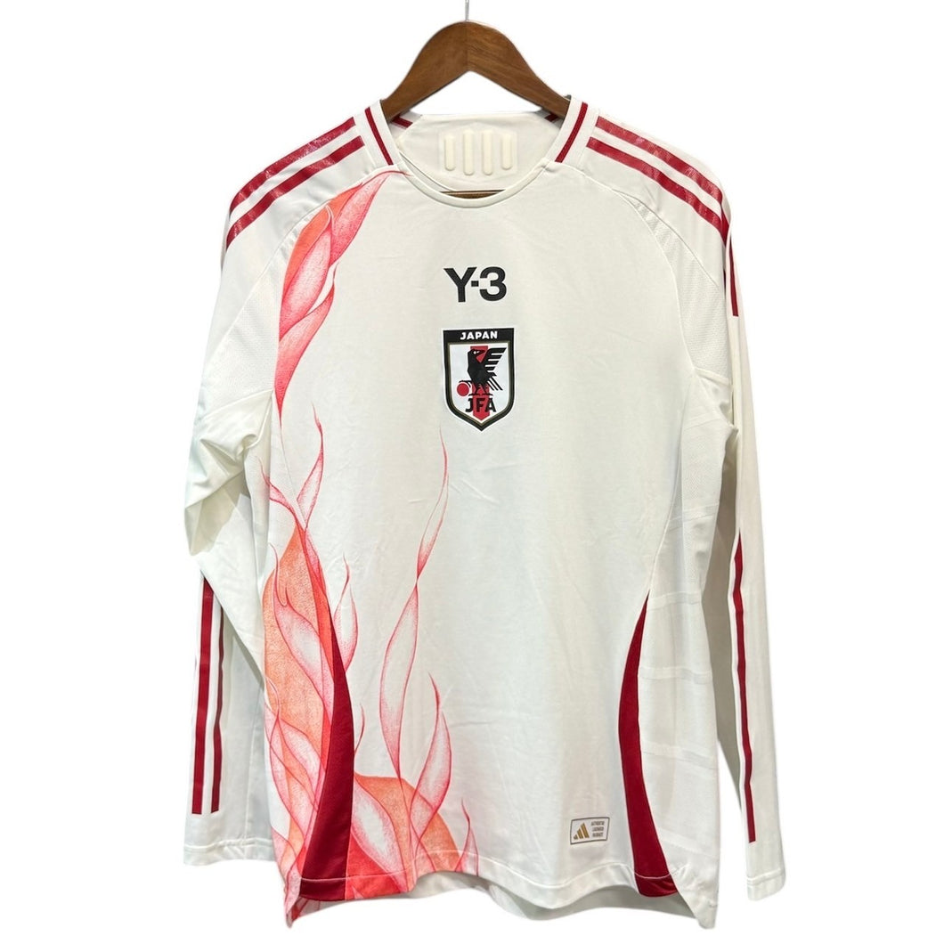 adidas アディダス サッカー日本代表 2024 アウェイ オーセンティック 長袖Tシャツ カットソー IS8022 XL ホワイト 14753
