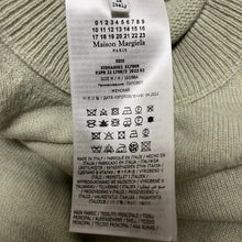 画像をギャラリービューアに読み込む, Maison Margiela メゾンマルジェラ 22AW カシミヤクルーネックニットセーター SI0HA0002 M グリーン 3445
