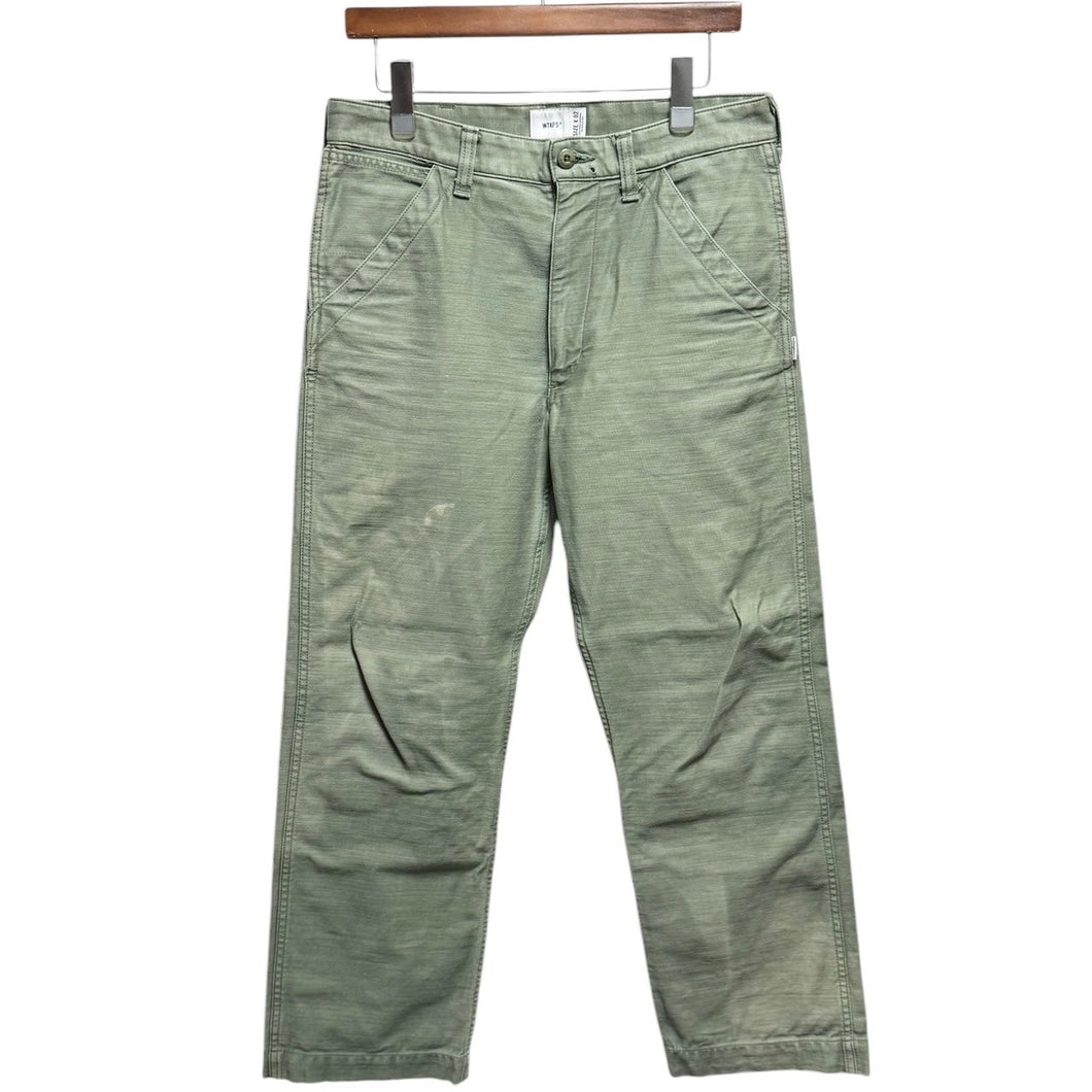 WTAPS ダブルタップス BUDS 20AW BUDS TROUSERS コットンサテントラウザーズ パンツ 202BRDT-PTM02 14031