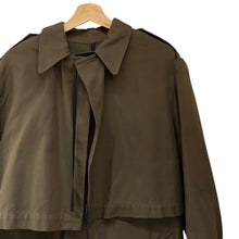 이미지를 갤러리 뷰어에 로드 , DRIES VAN NOTEN ドリスヴァンノッテン 15AW LOOK15 リボンデザインシングルトレンチコート 14529
