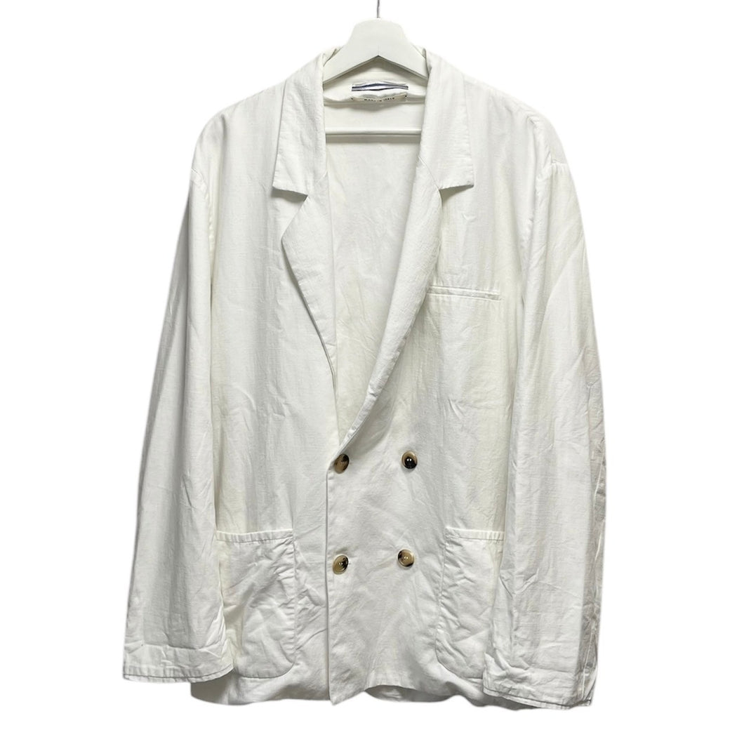 Cristaseya クリスタセヤ 21SS Japanese Cotton Linen Double Breasted Jacket コットンリネンダブルブレステッドジャケット