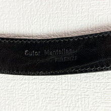 Lade das Bild in den Galerie-Viewer, SUTOR MANTELLASSI ストールマンテラッシ レザーベルト 75 ブラック 15465
