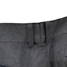 画像をギャラリービューアに読み込む, A.PRESSE アプレッセ 24AW Wool Kersey Trousers レザーパイピングウールスラックスパンツ 24AAP-04-08H 2 グレー R14672
