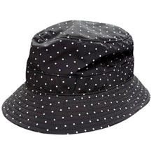 Load image into Gallery viewer, everyone エブリワン POLKA DOT HAT ドット柄バケットハット EV24-ACC14 L ブラック 15077
