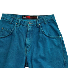 画像をギャラリービューアに読み込む, Levi&#39;s silverTab リーバイスシルバータブ カラーデニムショートパンツ Loose MADE IN USA アメリカ製 古着 サイズ34 ブルー 14729
