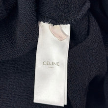 이미지를 갤러리 뷰어에 로드 , CELINE セリーヌ イタリア製 ロゴプリントプルオーバーパーカー 2Y321052H L ブラック 15428
