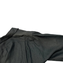 Lade das Bild in den Galerie-Viewer, RAKINES ラキネス 23SS LINEN WEATHER EXPLORER SHIRT リネン半袖シャツ 2 ブラック 15685
