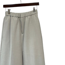 Load image into Gallery viewer, ENFOLD エンフォルド 23SS MANNISH ELASTIC-TROUSERS ワイドスラックスパンツ 300GS231-0010 38 グレー 14811
