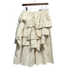 画像をギャラリービューアに読み込む, COMME des GARCONS コムデギャルソン 21AW サイドベルトウールレイヤードフリルスカート GH-S015 13905
