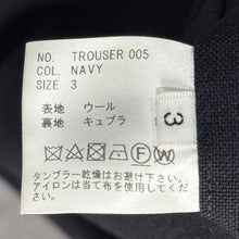 画像をギャラリービューアに読み込む, HEUGN ユーゲン GEORGE 2PLEATED TROUSERS 2タックスラックスパンツ TROUSER 005 3 ネイビー 14869
