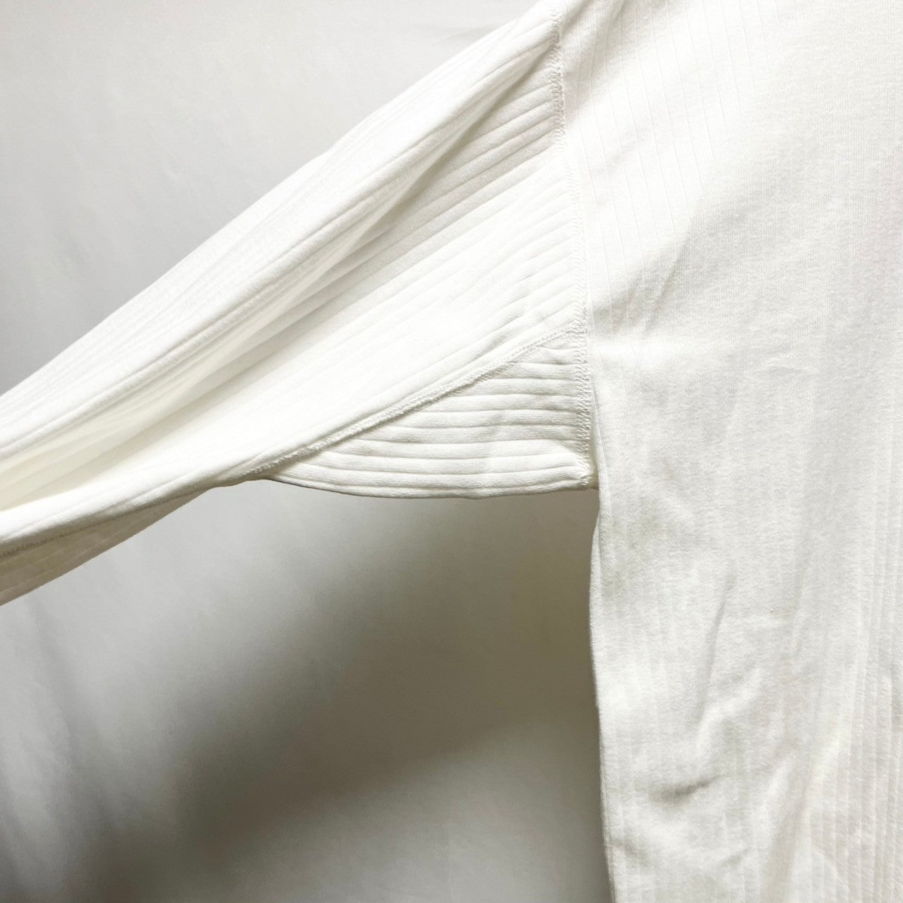 Lade das Bild in den Galerie-Viewer, AUBETT オーベット L'ECHOPPE別注 ヘンリーネックカットソー ロングスリーブTシャツ レショップ