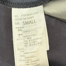 Load image into Gallery viewer, nagonstans ナゴンスタンス 22SS 3LAYERED CO POPLIN HOODED COAT コンビネーションコート S ネイビー 470FS830-0450 R14601
