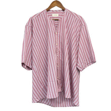 画像をギャラリービューアに読み込む, LEMAIRE ルメール TILTED SHORT SLEEVE SHIRT ストライプオーバーサイズ半袖シャツ SH1005 LF1062 13995
