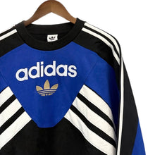 画像をギャラリービューアに読み込む, adidas アディダス 25AW クルーウィズカットラインスウェットシャツ KD7769 XL ブルー 15118
