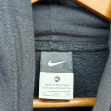 画像をギャラリービューアに読み込む, NIKE ナイキ ロゴ刺繍プルオーバーパーカー 341572-010 XL ブラック 14862
