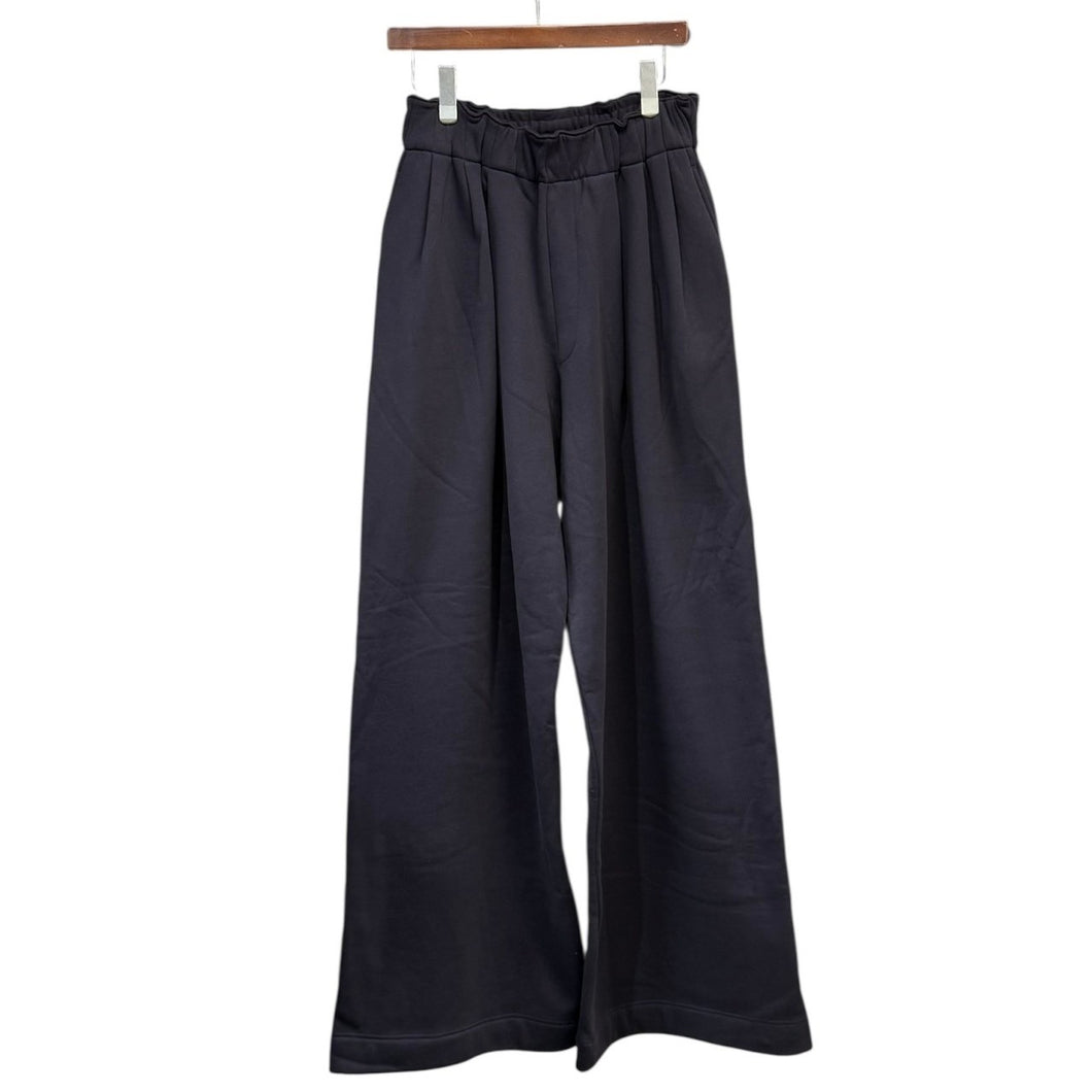DRIES VAN NOTEN ドリスヴァンノッテン 24AW HAMA 3タックワイドスウェットパンツ M ネイビー 14766