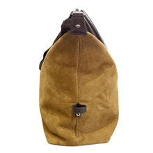 Load image into Gallery viewer, Dsquared2 ディースクエアード Bob Duffle Bag スウェードレザーボストンバッグ ダッフルバッグ ブラウン 14739
