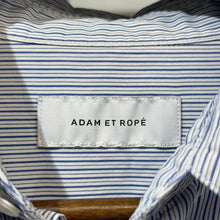 画像をギャラリービューアに読み込む, ADAM ET ROPE アダムエロペ ストライプオーバーシャツ 14353

