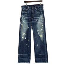 画像をギャラリービューアに読み込む, Yohji yamamoto pour homme  ヨウジヤマモトプールオム 25AW SPOTTED HORSE ペイント加工ワイドストレートデニムパンツ 3 インディゴ 15179
