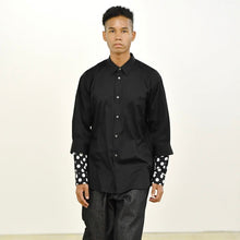 画像をギャラリービューアに読み込む, COMME des GARCONS SHIRT コムデギャルソンシャツ 22SS ドット柄レイヤードスリーブシャツ FI-B029 14112
