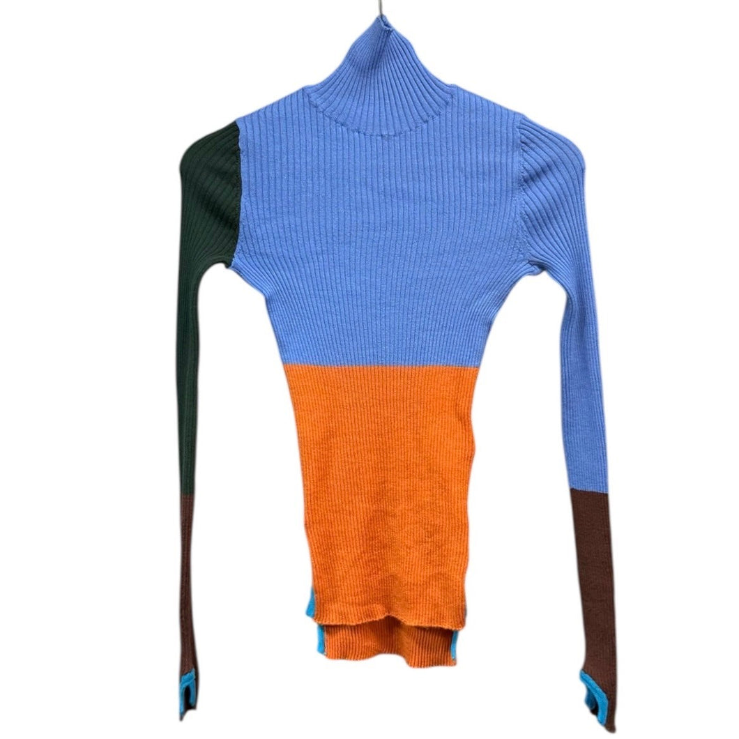 nagonstans ナゴンスタンス 25SS high neck L/S ハイネックニットセーター M ミックス 470IS870-0381 14788
