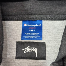 画像をギャラリービューアに読み込む, STUSSY×Champion ステューシー チャンピオン ロゴ刺繍ジップアップパーカー C8-LS104 14184
