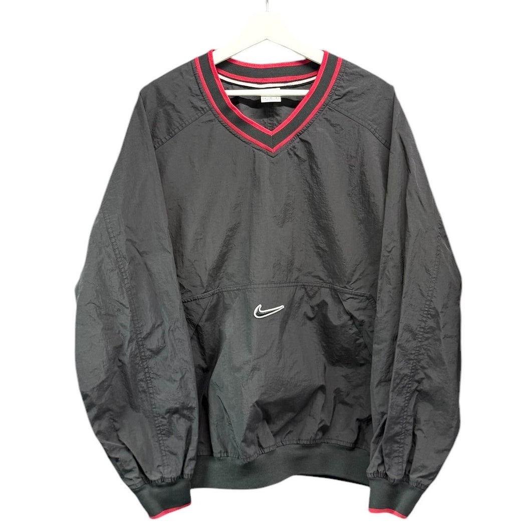 NIKE ナイキ 銀タグ Vネックプルオーバーナイロンジャケット 古着 14224