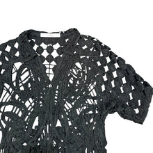 画像をギャラリービューアに読み込む, MUKASA ムカサ 25SS Mandala Embroidery Shirt レーヨン刺繍半袖シャツ F ブラック 15761
