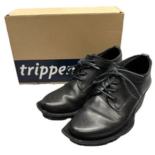 이미지를 갤러리 뷰어에 로드 , trippen トリッペン Leather Steady Shoe in Black スクエアレザーシューズ サイズ37 R14598
