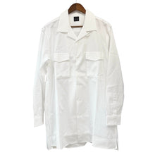 Load image into Gallery viewer, Yohji Yamamoto COSTUME D’HOMME ヨウジヤマモトコスチュームドオム SUIT BROAD CDH OPEN COLLAR SHIRT オープンカラーシャツ 2 ホワイト 14824
