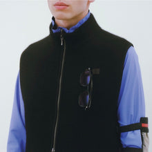 Load image into Gallery viewer, walenode ウェルノード 22AW Continuer Extra Space別注 CES-Walenode ZIP VEST00 ヤクウールニットベスト
