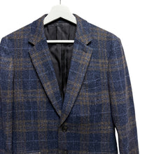 画像をギャラリービューアに読み込む, Paul smith ポールスミス VITALE BARBERIS CANONICO社製 シルク混ウールチェック柄2Bテーラードジャケット 14102
